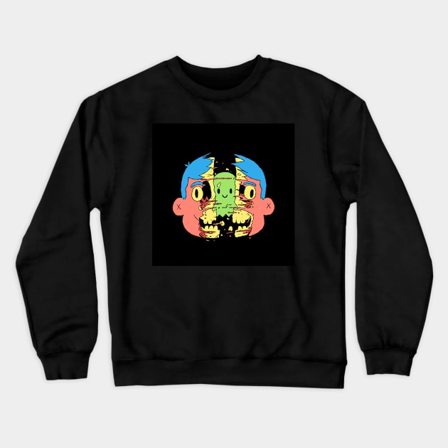 peekaboo Crewneck Sweatshirt by milkbarista